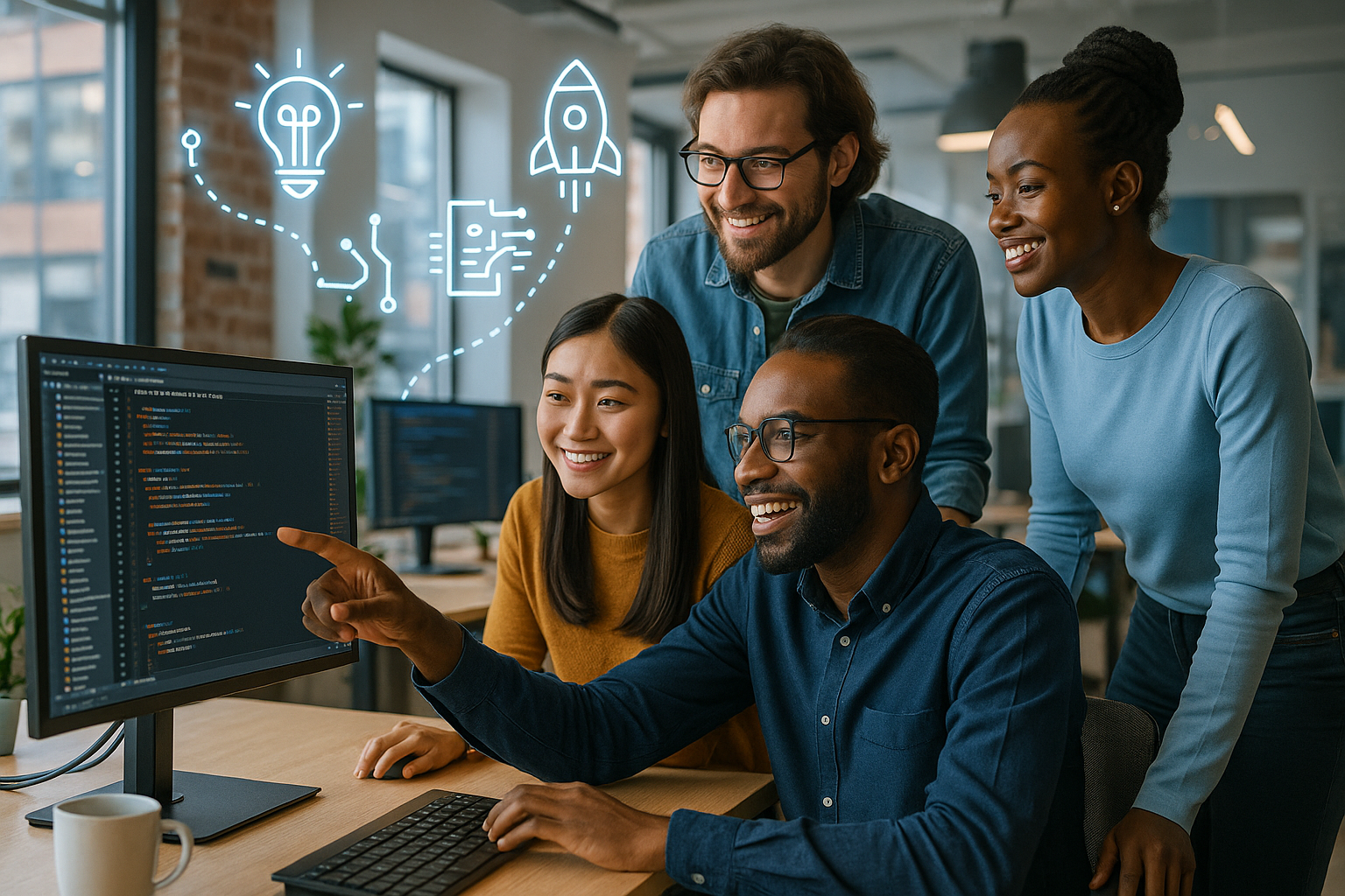 Team collaboration and innovation at Milanj Software Pvt Ltd